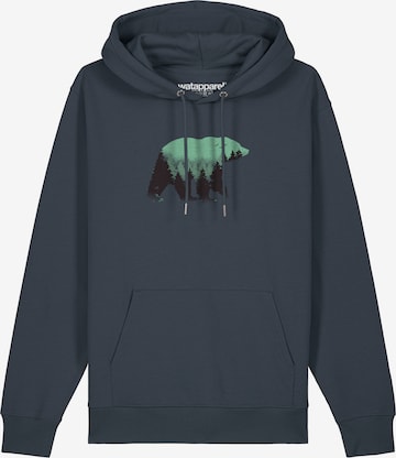 Sweat-shirt ' Waldbär ' Watapparel en gris : devant