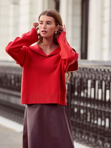 Pulover 'N. Premium' de la Next pe roșu