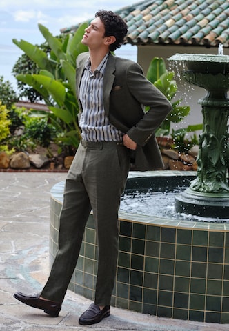 Next Slim fit Business-colbert 'Signature' in Groen