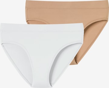 SCHIESSER Rioslip ' Unique Micro ' in Beige: Vorderseite