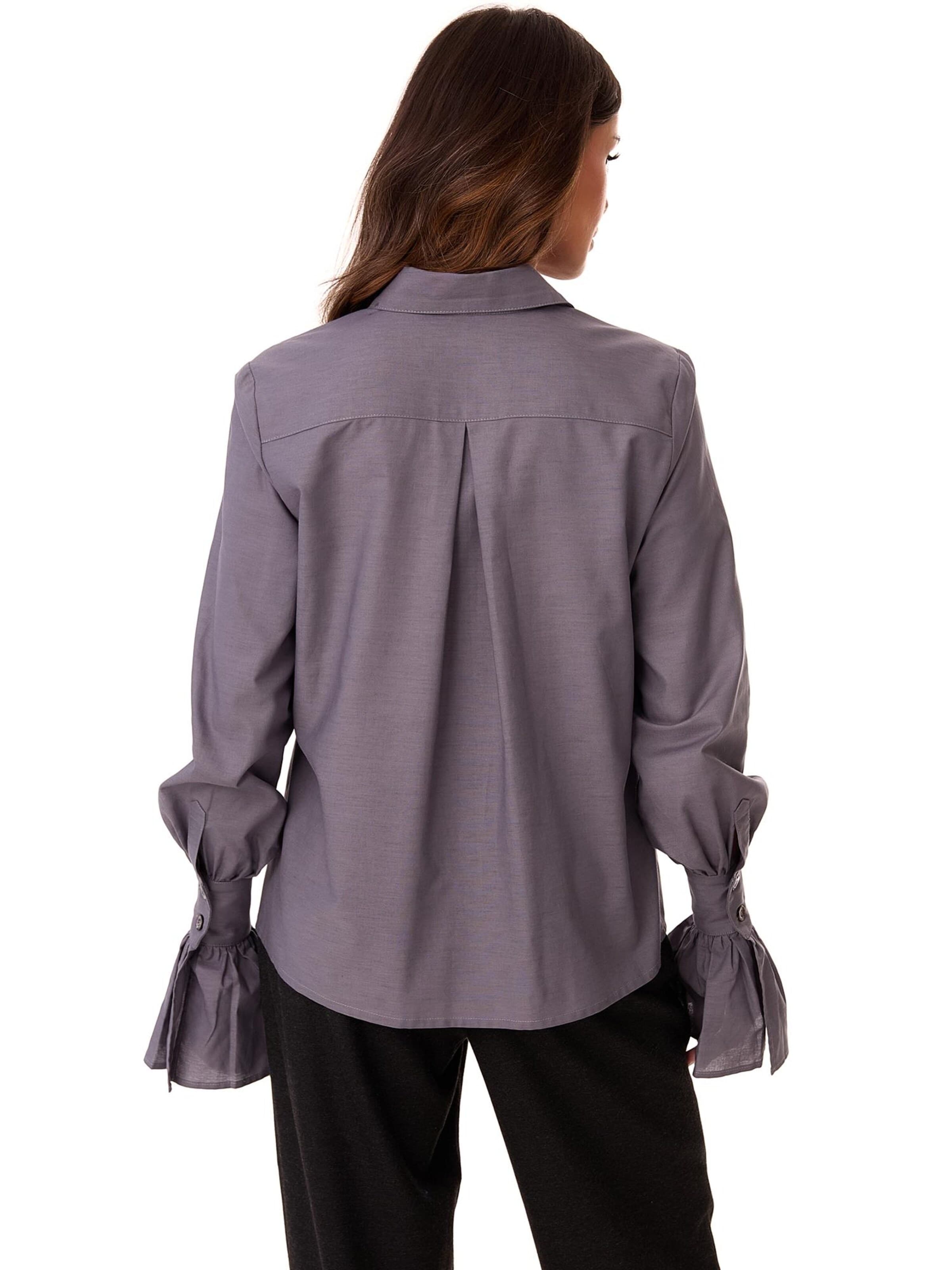 mandragora Shirt 'Carmen' in Grey