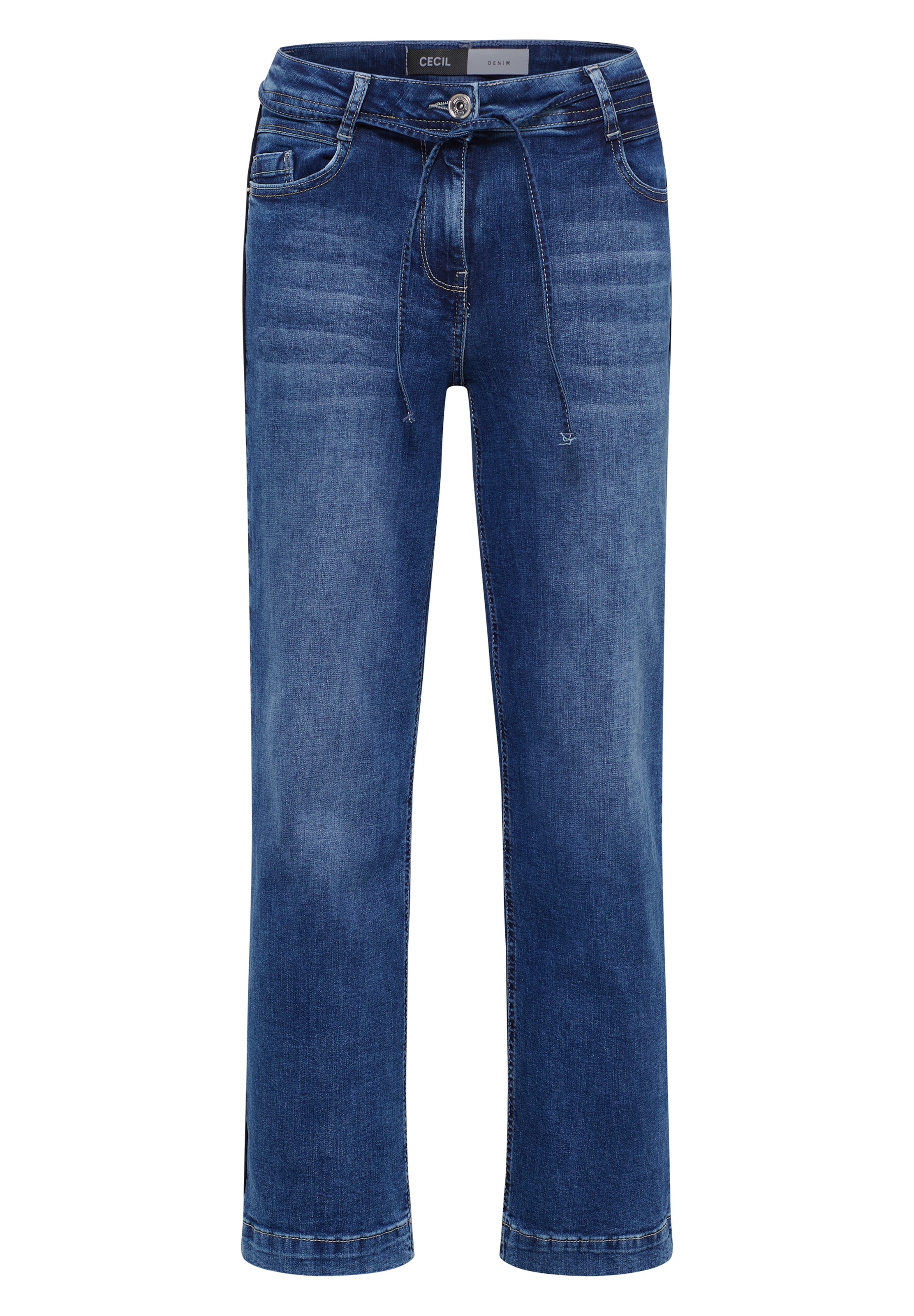 STREET ONE Loosefit Jeans in Blau: Vorderseite