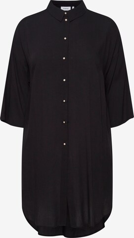 Robe-chemise ' FPHAVIS ' Fransa Curve en noir : devant