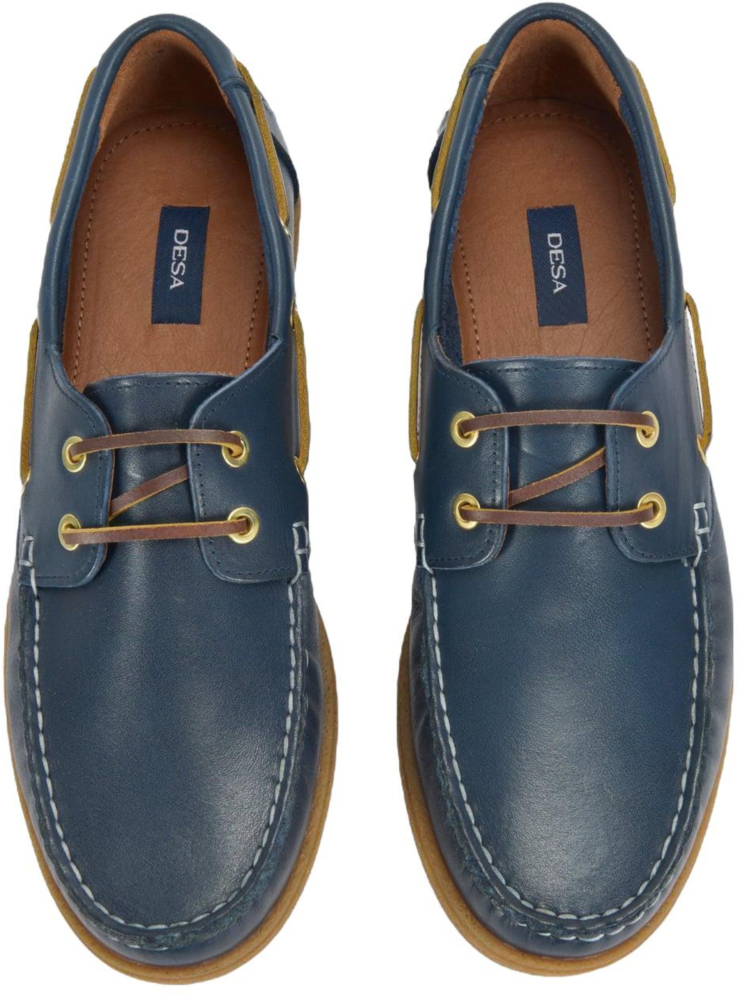 Desa Classic Flats 'Slip-Ons' in Blue