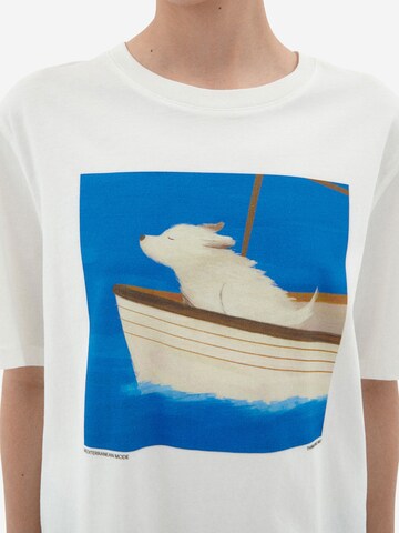 Thinking MU T-Shirt 'Lucia' in Weiß