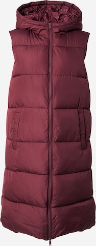 Gilet 'PCBee' PIECES en rouge : devant