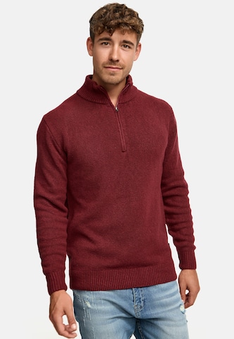 INDICODE JEANS Trui 'Lokant' in Rood