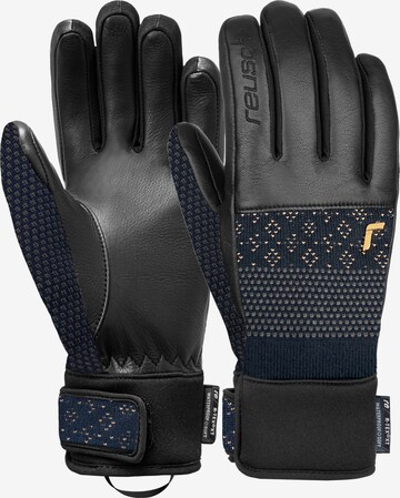 REUSCH Full finger gloves 'Re:Knit Elisabeth R-TEX® XT' in Blue: front