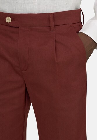 Boggi Milano Slim fit Trousers in Red