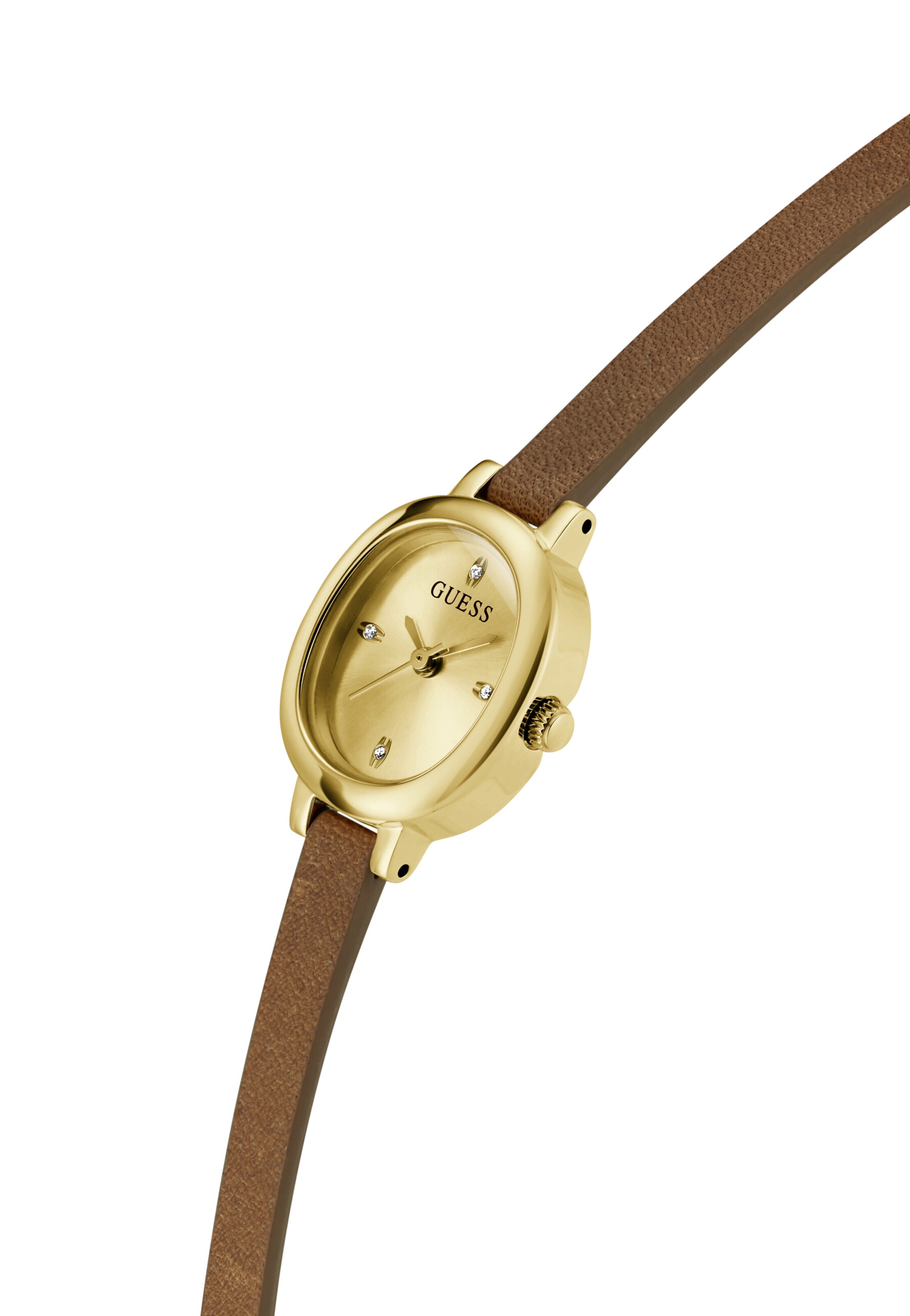 GUESS Analog Watch 'PENELOPE' in Brown