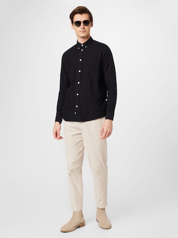 minimum Regular fit Button Up Shirt 'Jay' in Black