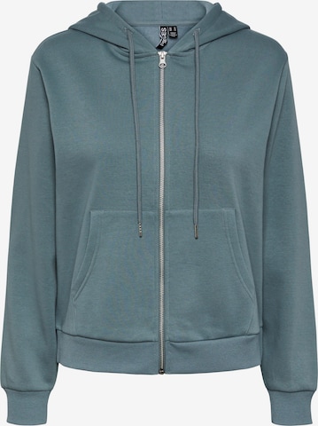 PIECES Sweatjacke 'Chilli' in Blau: predná strana