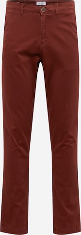 JACK & JONES Chino kalhoty 'MARCO BOWIE' – červená: přední strana