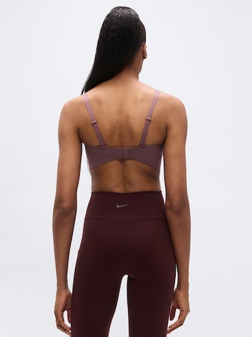 NIKE Bustier Sport bh 'ALATE MINIMALIST' in Lila