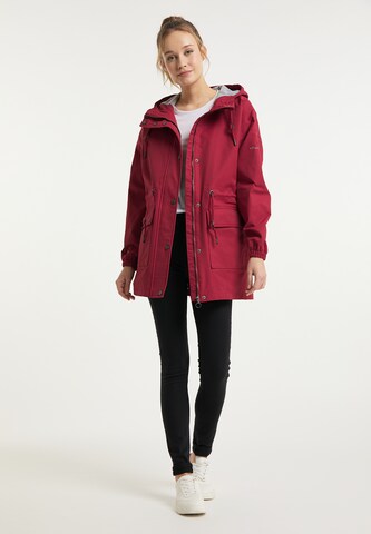 DreiMaster Maritim Parka in Rot