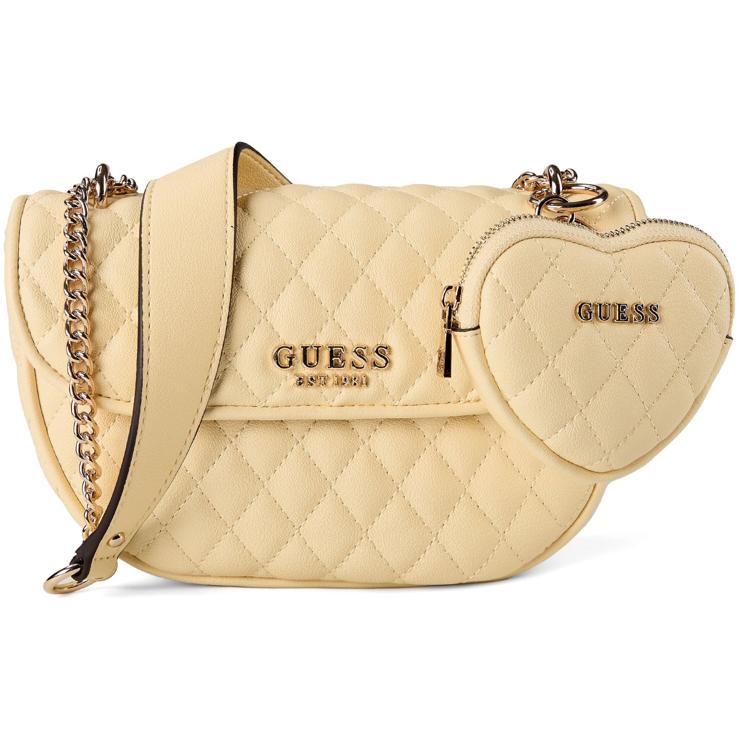 GUESS Crossbody Bag 'Atabey' in Yellow: front