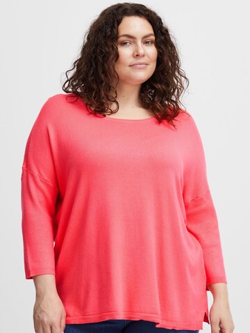 Pullover ' FPBLUME ' di Fransa Curve in rosso: frontale