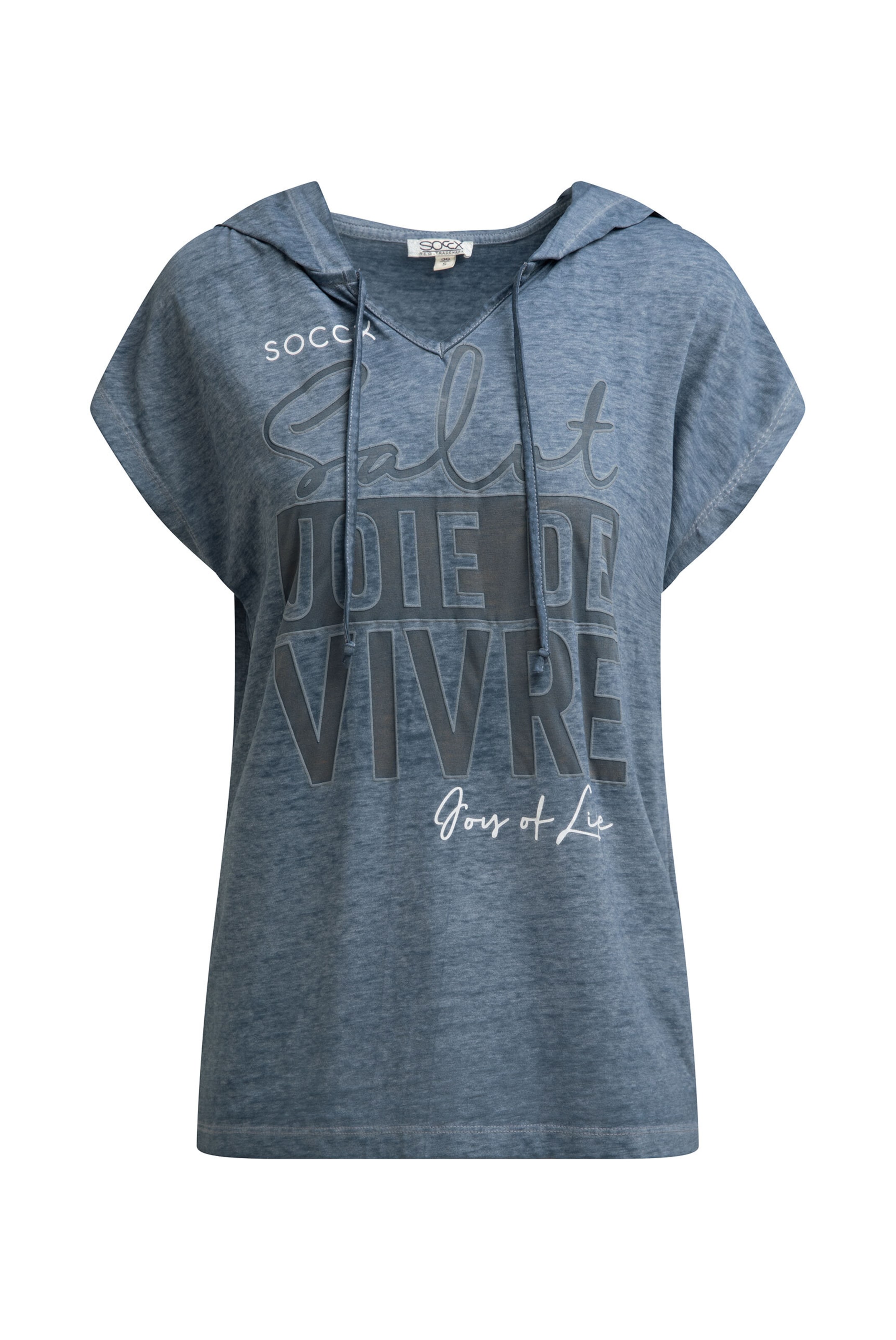 Soccx Shirt in Blau: Vorderseite