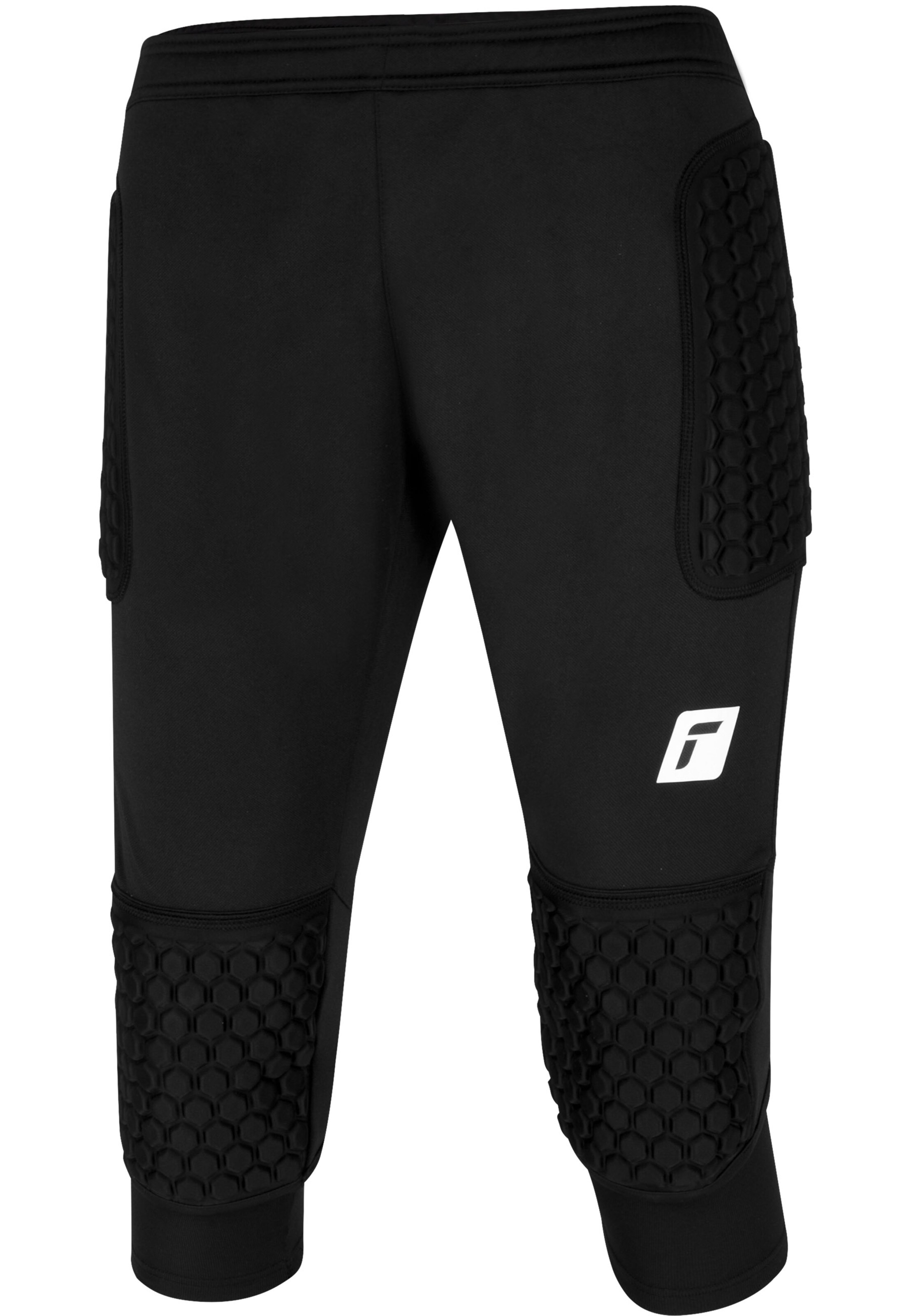 REUSCH Slim fit Sports trousers 'Contest' in Black: front