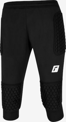 REUSCH Slim fit Workout Pants 'Contest' in Black: front