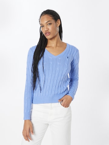 Pull-over 'KIMBERLY' Polo Ralph Lauren en bleu : devant