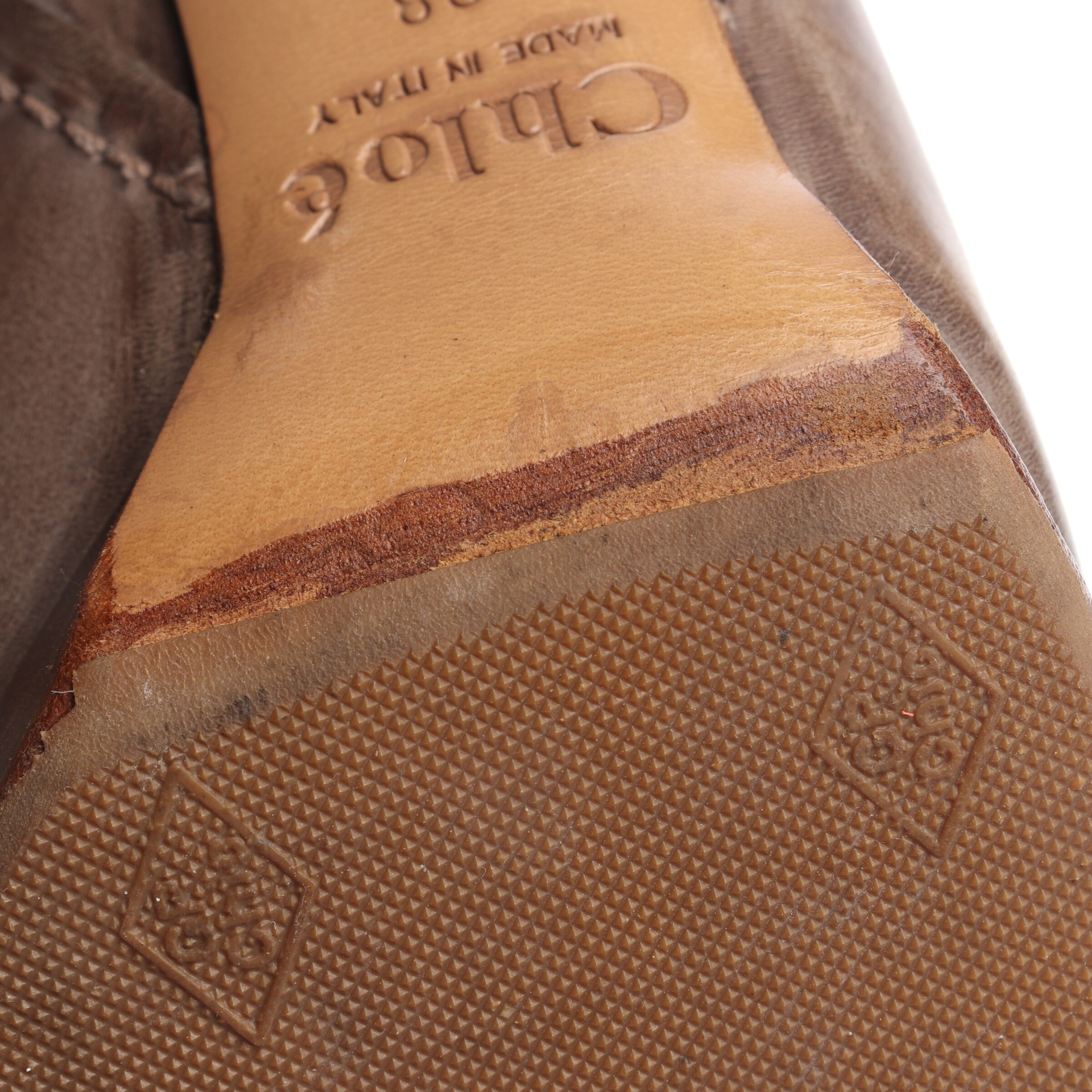 Chloé Stiefel 38 in Braun