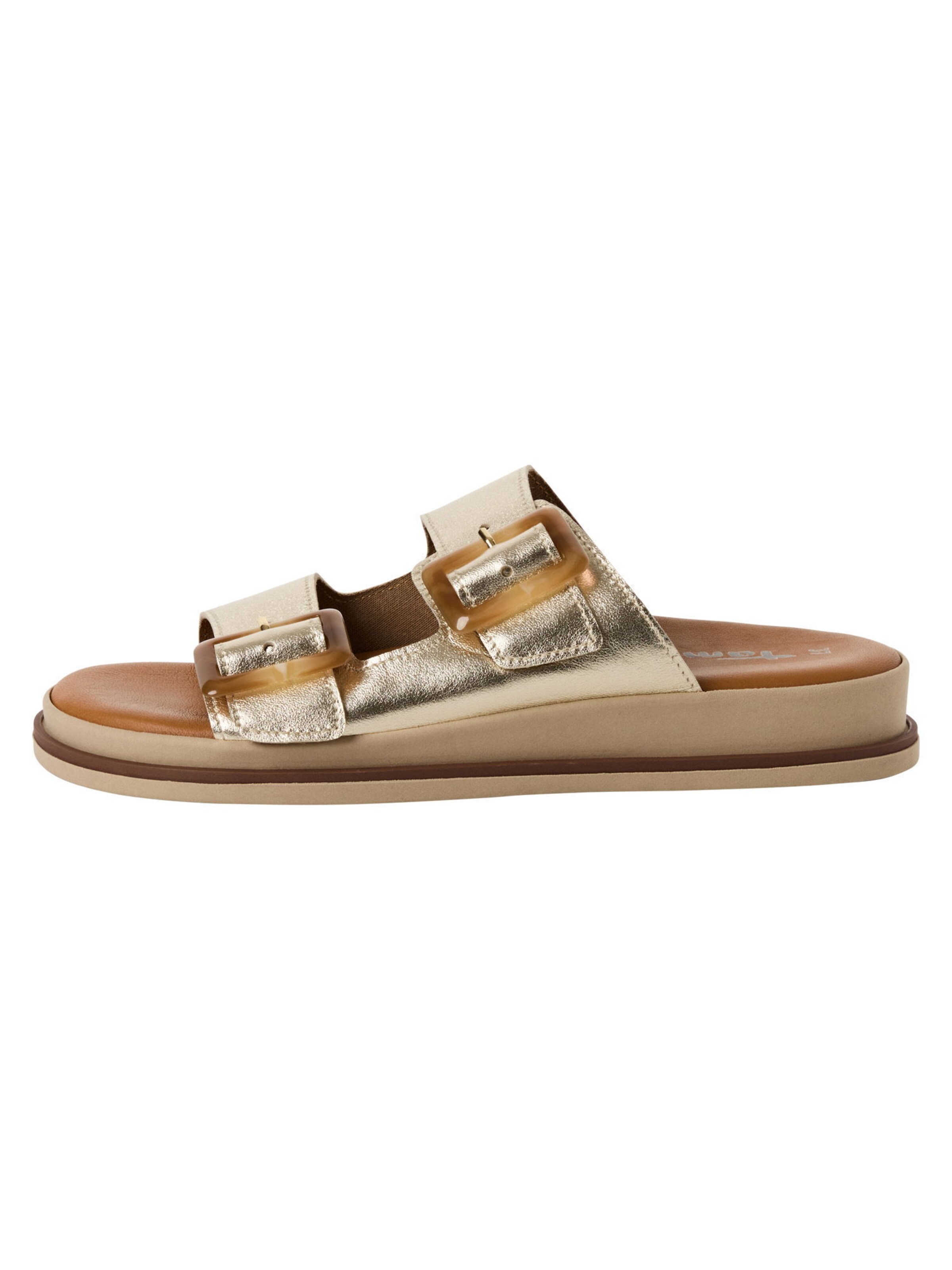 Tamaris Mule in Gold