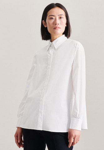 SEIDENSTICKER Blouse in Wit: voorkant