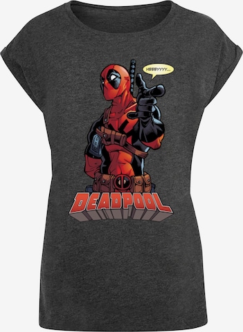 T-shirt 'Deadpool - Hey You' ABSOLUTE CULT en gris : devant