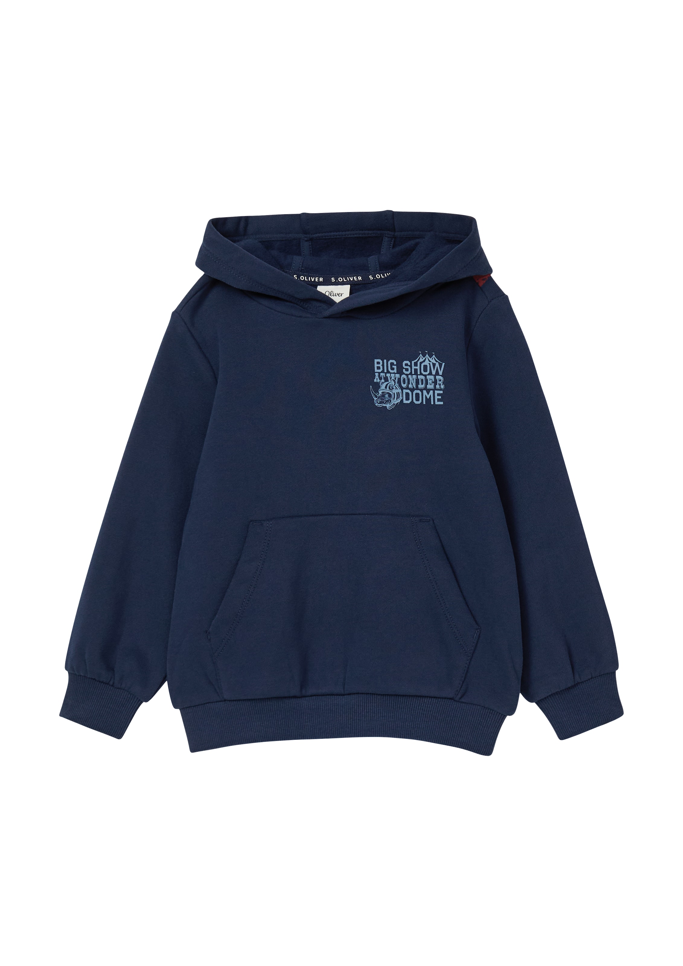 s.Oliver Sweatshirt in Blauw: voorkant
