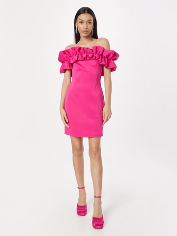 Robe de cocktail Coast en rose : devant