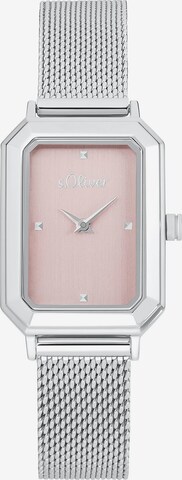 s.Oliver Analog Watch in Silver: front