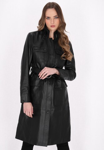 Cappotto di mezza stagione di DreiMaster Vintage in nero: frontale