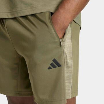 ADIDAS PERFORMANCE Regular Workout Pants in Green