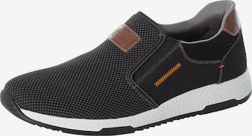 Rieker Slip-ons in Zwart: voorkant