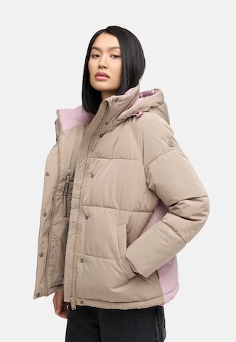 MARIKOO Winterjas 'Omariaa 16' in Beige