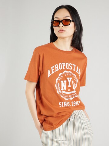 AÉROPOSTALE T-Shirt in Orange: predná strana