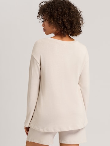 Hanro Longsleeve ' Summer Knits ' in Beige