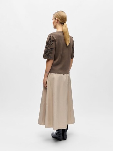 OBJECT Sweater 'OBJFlora' in Brown