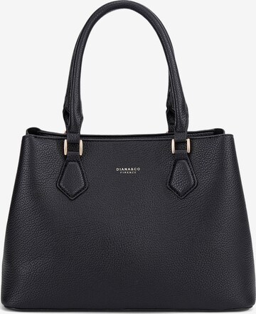 Borsa a mano 'Borsa a Mano Donna Vegan Leather con Tracolla Rimovibile - Diana&Co' di Diana&Co. in nero: frontale
