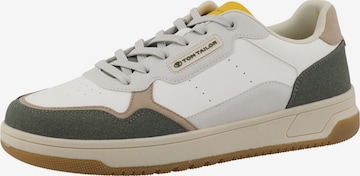 Baskets basses TOM TAILOR en blanc : devant
