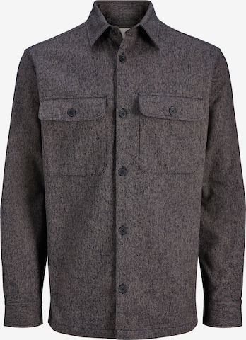 JACK & JONES Button Up Shirt 'JJRAYLE' in Black: front