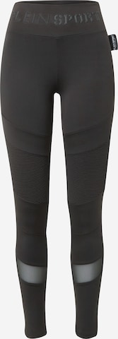 Plein Sport Skinny Leggings in Schwarz: predná strana