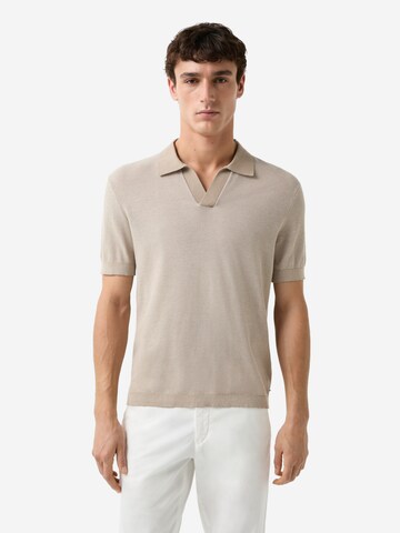 BOGNER Poloshirt 'Lyon' in Beige: Vorderseite