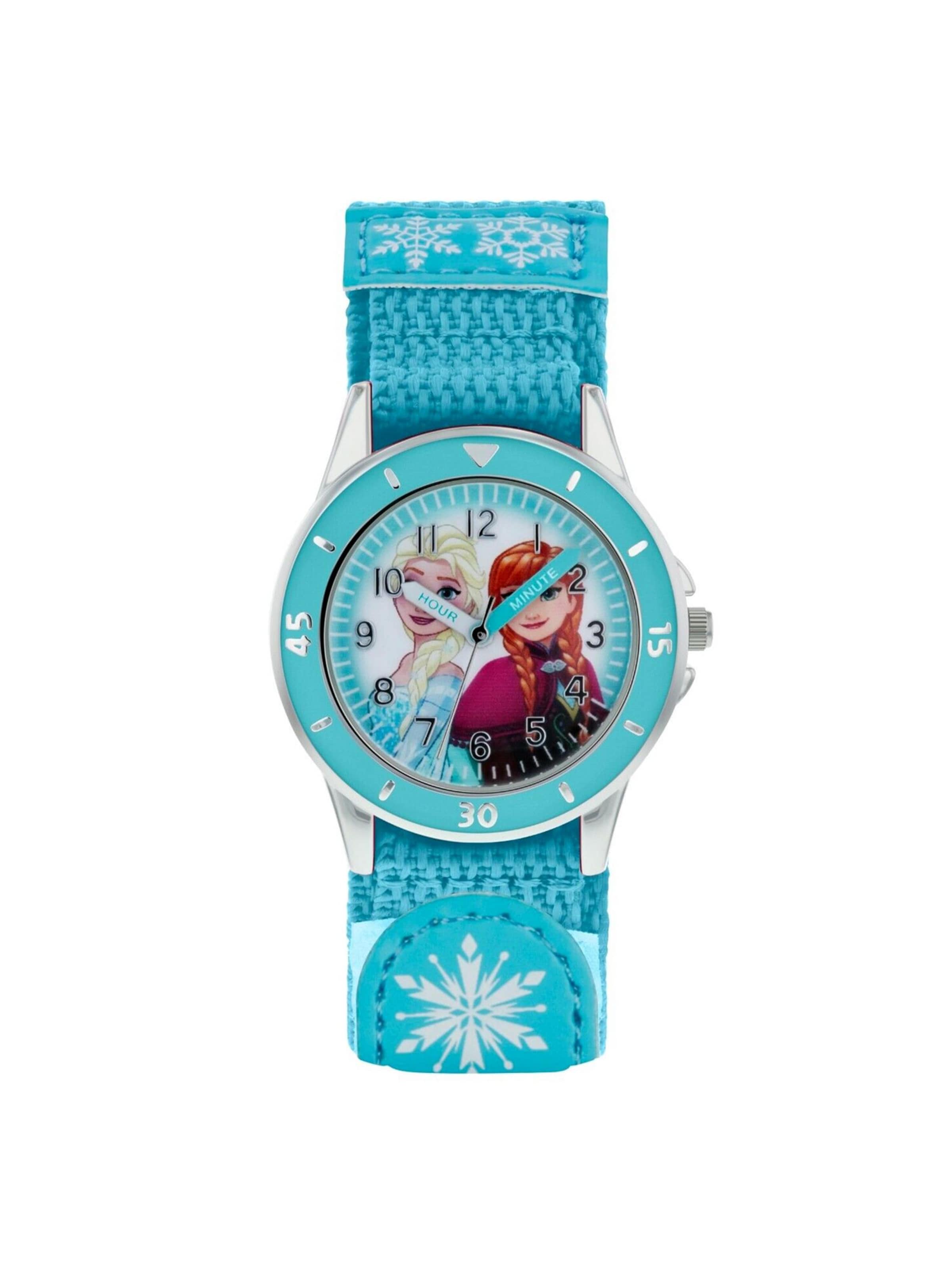 DISNEY Watch 'Disney Frozen Time Teacher' in Blue: front