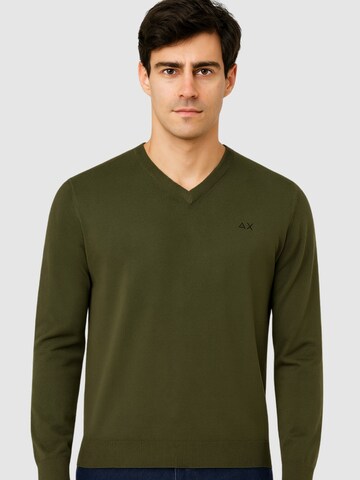 SUN68 Pullover 'K45102' i grøn