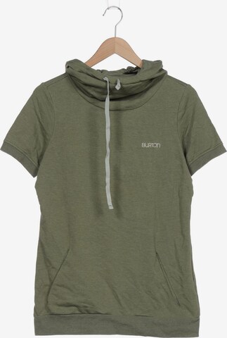 BURTON Sweatshirt & Zip-Up Hoodie in L in Green: front