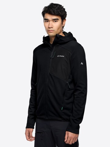 VAUDE Funktionele fleece-jas 'Monviso III' in Zwart