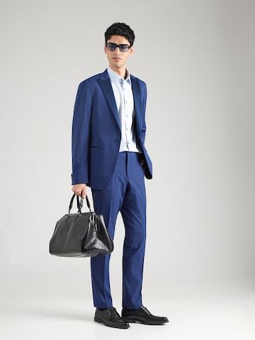 OLYMP Regular fit Button Up Shirt 'Level 5' in Blue