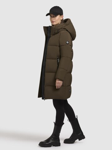 Cappotto invernale 'Haya Matt' di khujo in verde